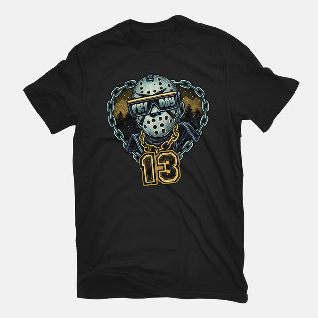 Friday Madness-Mens-Heavyweight-Tee-glitchygorilla