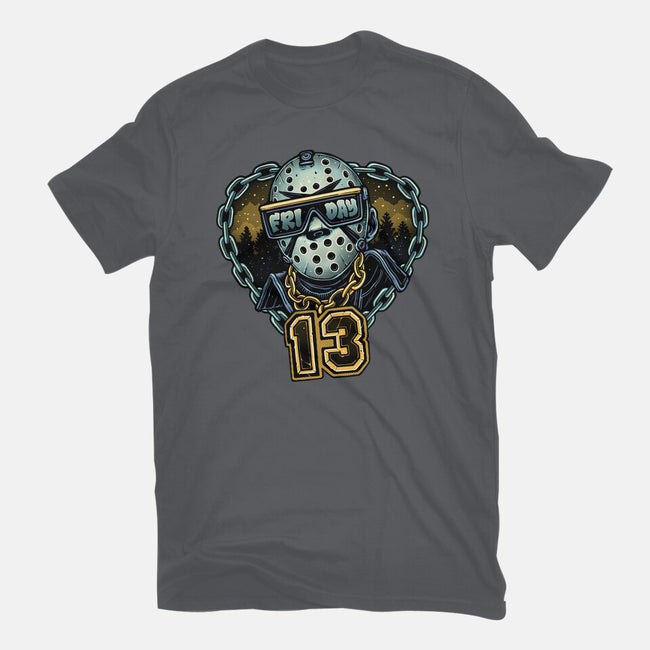 Friday Madness-Mens-Heavyweight-Tee-glitchygorilla