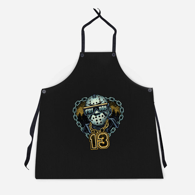 Friday Madness-Unisex-Kitchen-Apron-glitchygorilla