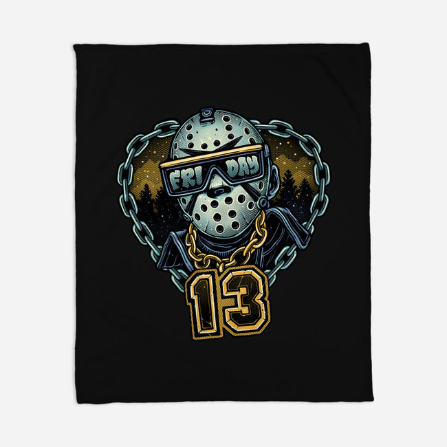 Friday Madness-None-Fleece-Blanket-glitchygorilla