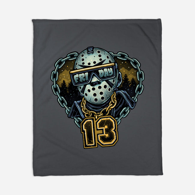 Friday Madness-None-Fleece-Blanket-glitchygorilla