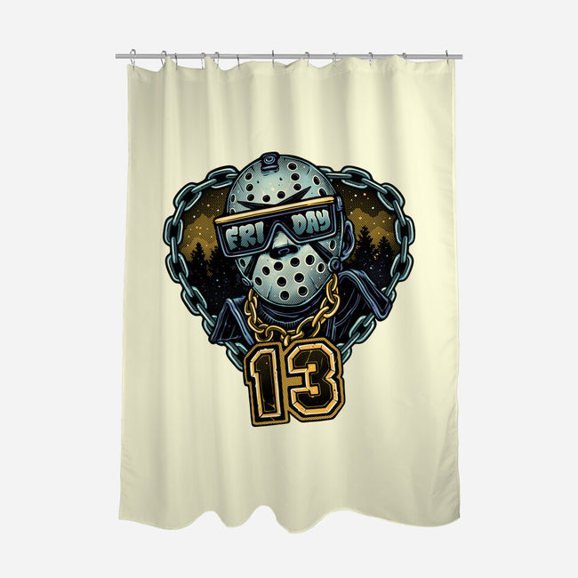 Friday Madness-None-Polyester-Shower Curtain-glitchygorilla