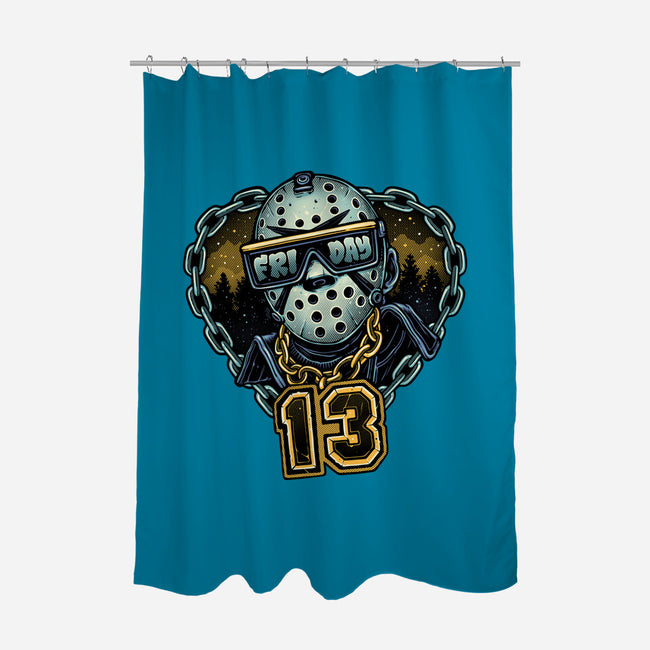 Friday Madness-None-Polyester-Shower Curtain-glitchygorilla