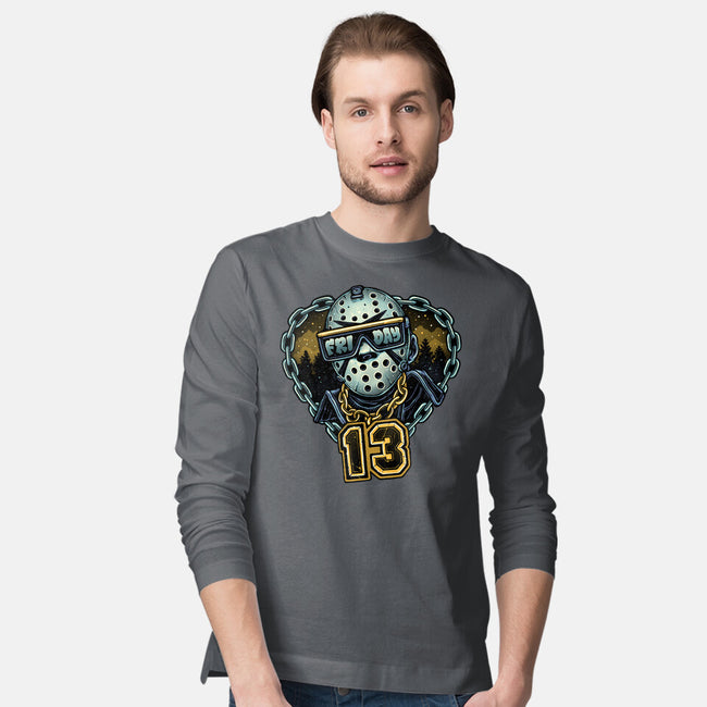 Friday Madness-Mens-Long Sleeved-Tee-glitchygorilla