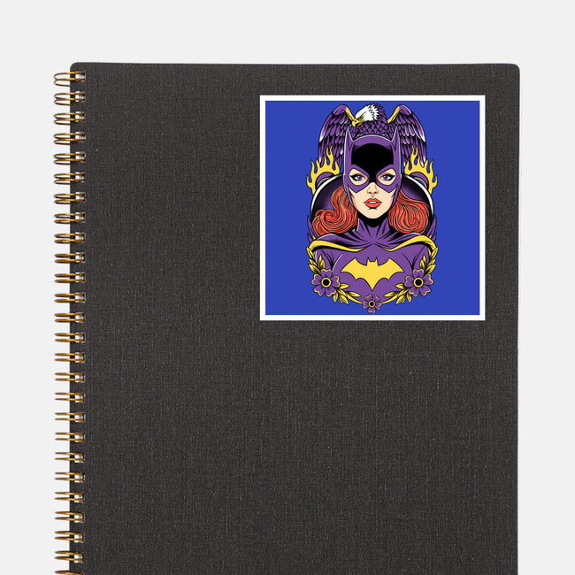 Caped Crusader-None-Glossy-Sticker-P1yu5h