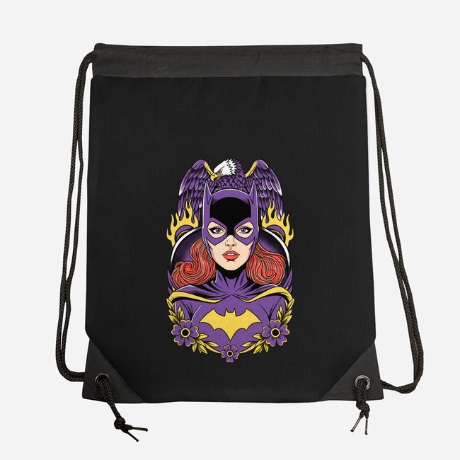 Caped Crusader-None-Drawstring-Bag-P1yu5h