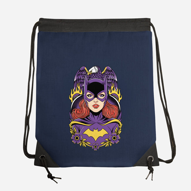 Caped Crusader-None-Drawstring-Bag-P1yu5h