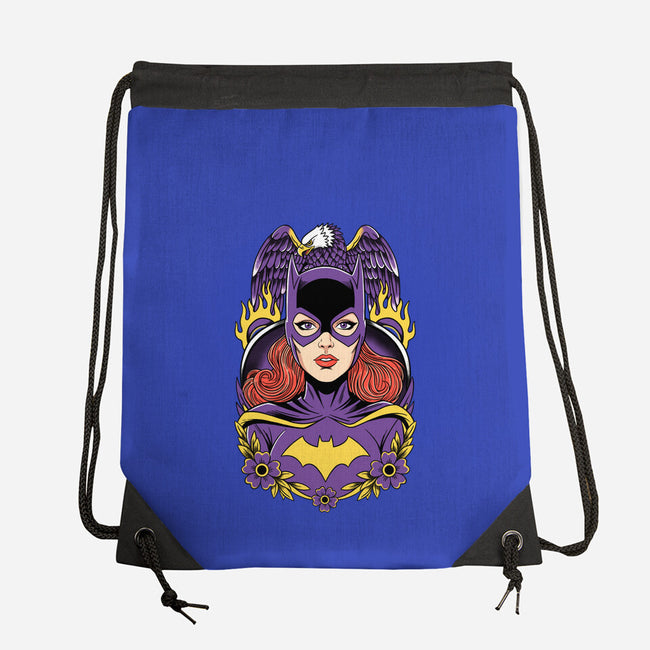Caped Crusader-None-Drawstring-Bag-P1yu5h