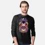 Caped Crusader-Mens-Long Sleeved-Tee-P1yu5h