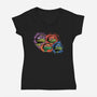 Watch Our New Adventure-Womens-V-Neck-Tee-nickzzarto