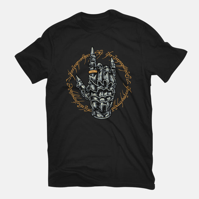 Rock The Dark World-Womens-Fitted-Tee-glitchygorilla