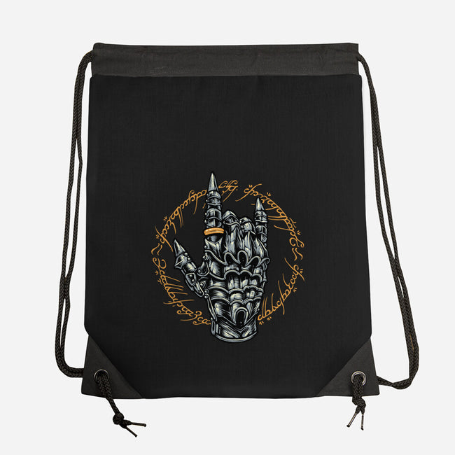 Rock The Dark World-None-Drawstring-Bag-glitchygorilla