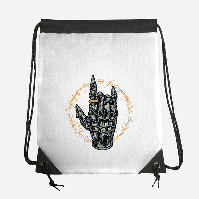 Rock The Dark World-None-Drawstring-Bag-glitchygorilla