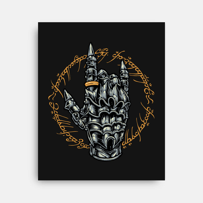 Rock The Dark World-None-Stretched-Canvas-glitchygorilla