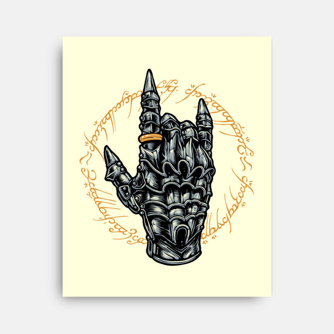 Rock The Dark World-None-Stretched-Canvas-glitchygorilla