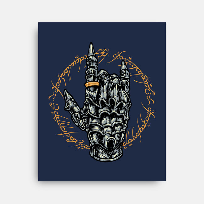 Rock The Dark World-None-Stretched-Canvas-glitchygorilla