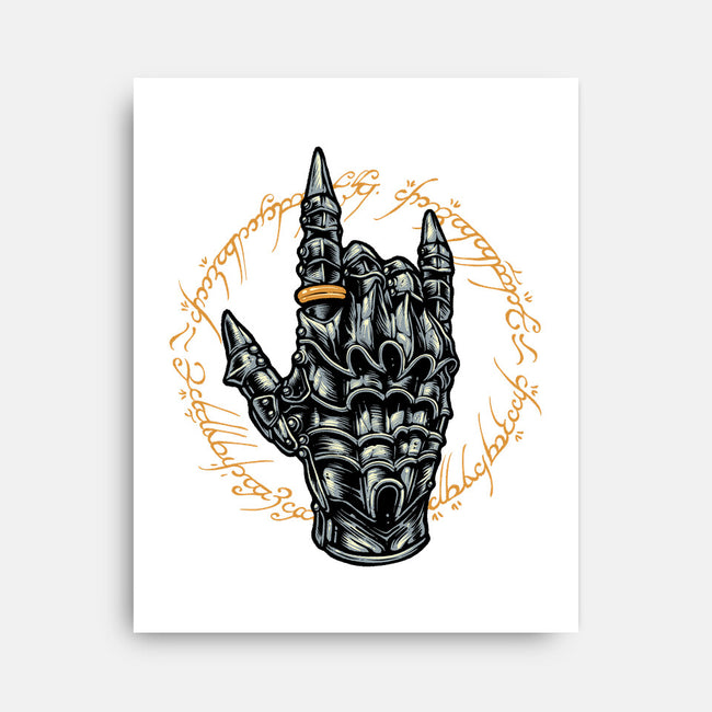 Rock The Dark World-None-Stretched-Canvas-glitchygorilla