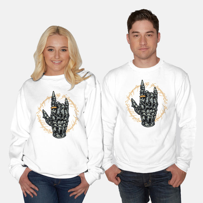 Rock The Dark World-Unisex-Crew Neck-Sweatshirt-glitchygorilla