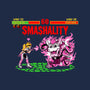 Smash Kombat-Womens-Fitted-Tee-demonigote