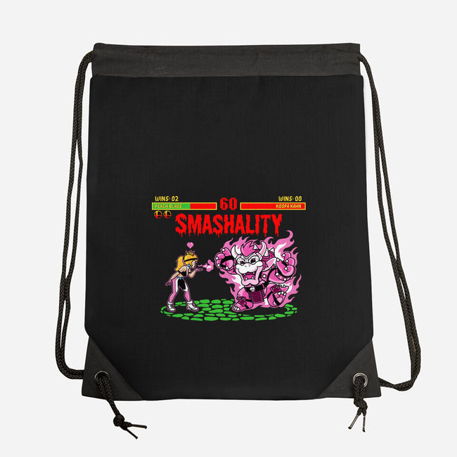 Smash Kombat-None-Drawstring-Bag-demonigote
