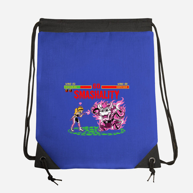 Smash Kombat-None-Drawstring-Bag-demonigote