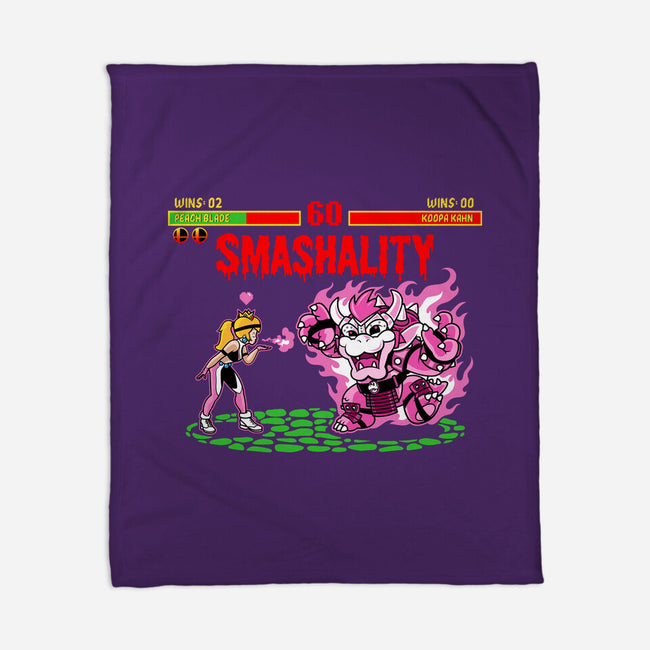Smash Kombat-None-Fleece-Blanket-demonigote
