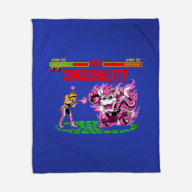 Smash Kombat-None-Fleece-Blanket-demonigote