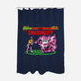 Smash Kombat-None-Polyester-Shower Curtain-demonigote