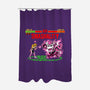 Smash Kombat-None-Polyester-Shower Curtain-demonigote