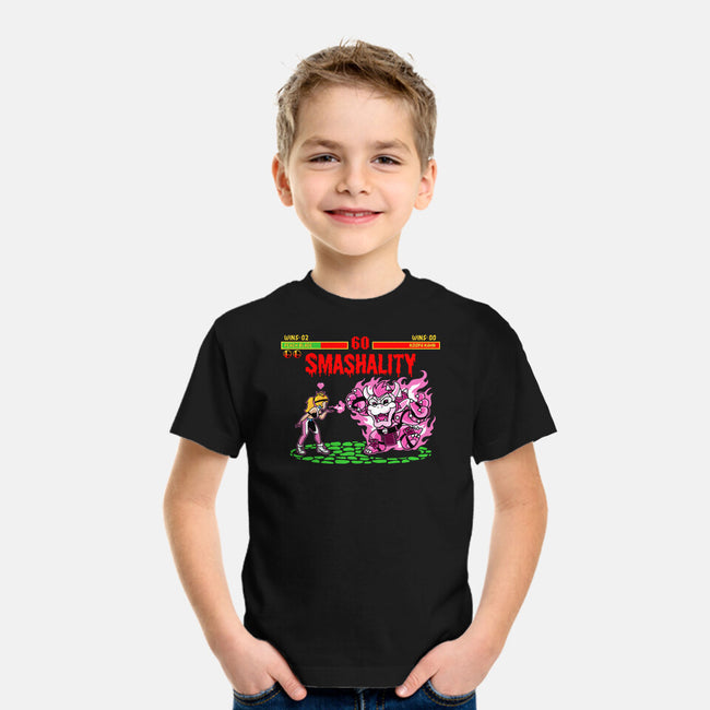 Smash Kombat-Youth-Basic-Tee-demonigote