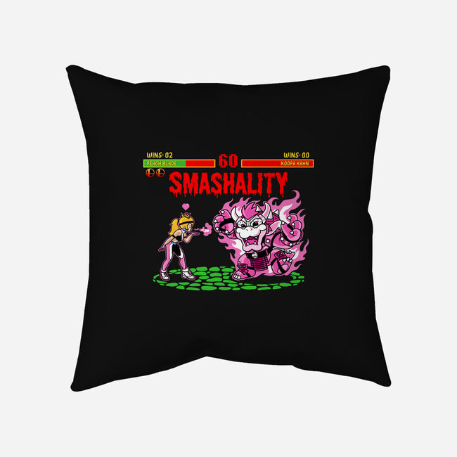 Smash Kombat-None-Removable Cover w Insert-Throw Pillow-demonigote