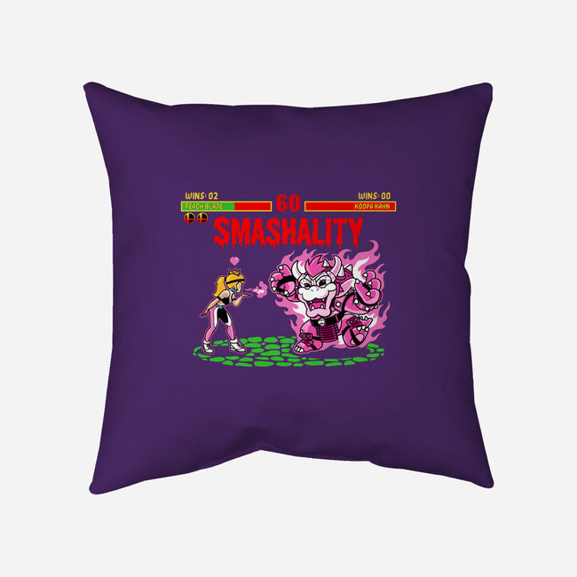 Smash Kombat-None-Removable Cover w Insert-Throw Pillow-demonigote