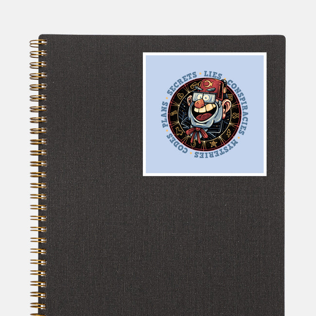 The Fall Of Secrets-None-Glossy-Sticker-glitchygorilla