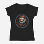 The Fall Of Secrets-Womens-V-Neck-Tee-glitchygorilla