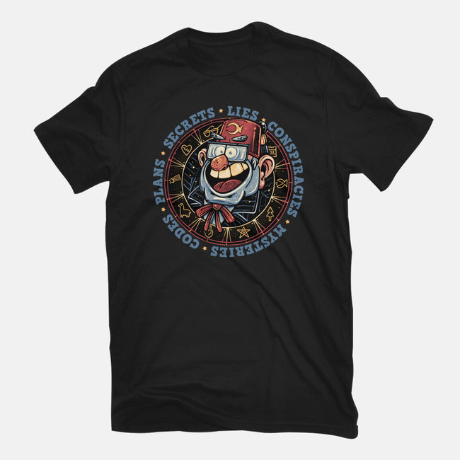 The Fall Of Secrets-Womens-Fitted-Tee-glitchygorilla