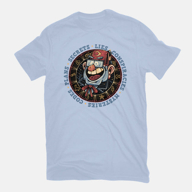 The Fall Of Secrets-Womens-Fitted-Tee-glitchygorilla