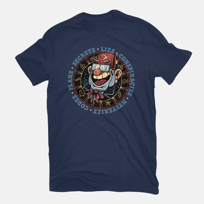 The Fall Of Secrets-Womens-Fitted-Tee-glitchygorilla