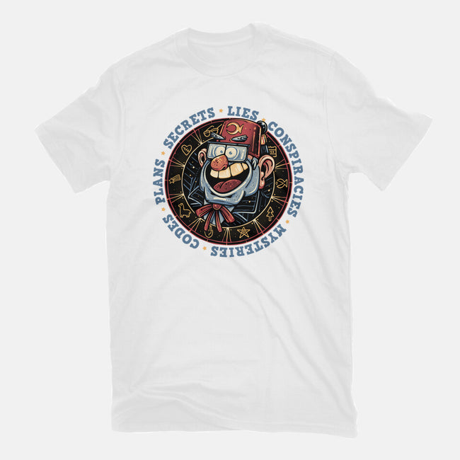 The Fall Of Secrets-Womens-Fitted-Tee-glitchygorilla