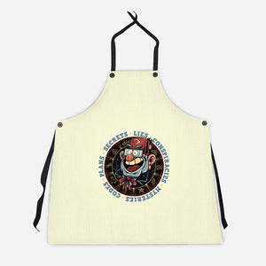 The Fall Of Secrets-Unisex-Kitchen-Apron-glitchygorilla