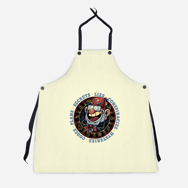 The Fall Of Secrets-Unisex-Kitchen-Apron-glitchygorilla