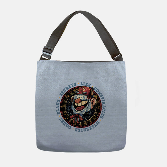 The Fall Of Secrets-None-Adjustable Tote-Bag-glitchygorilla