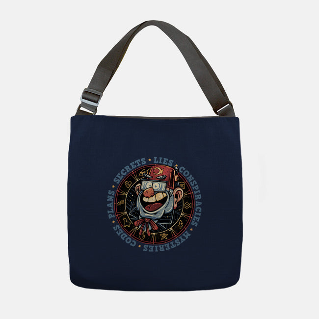 The Fall Of Secrets-None-Adjustable Tote-Bag-glitchygorilla