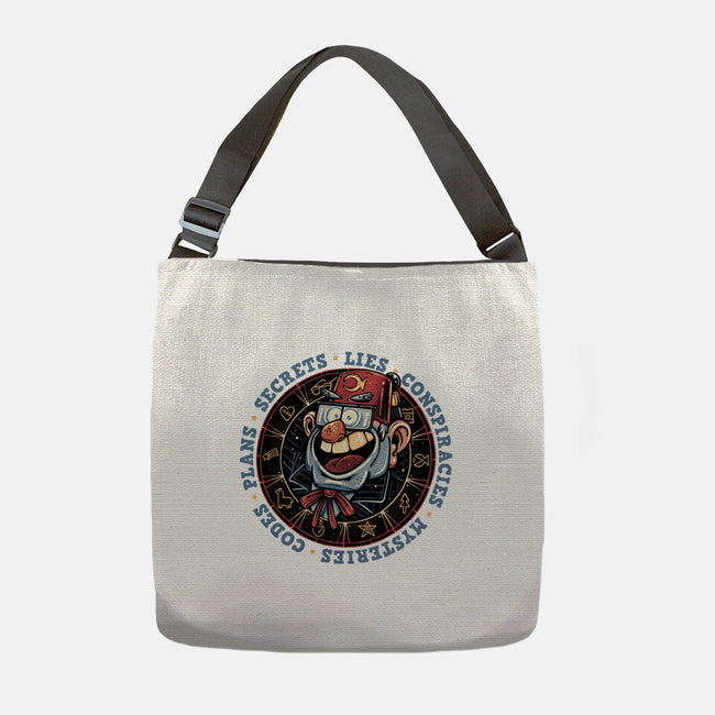 The Fall Of Secrets-None-Adjustable Tote-Bag-glitchygorilla