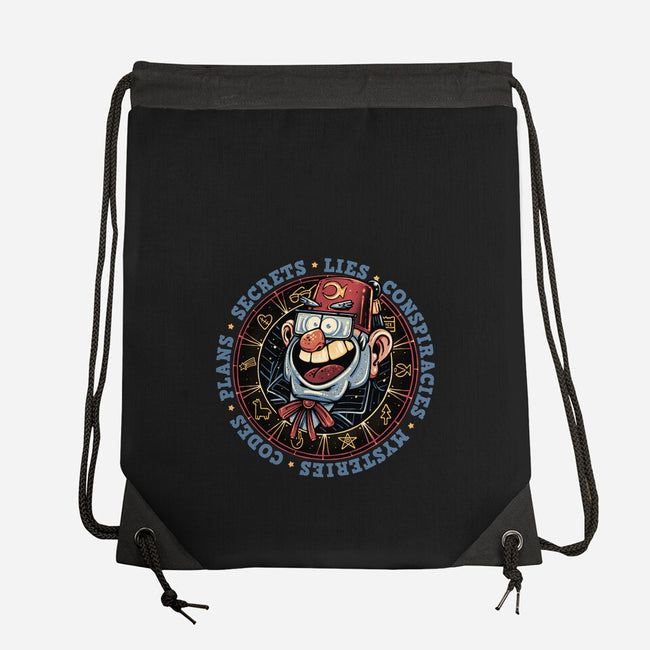 The Fall Of Secrets-None-Drawstring-Bag-glitchygorilla