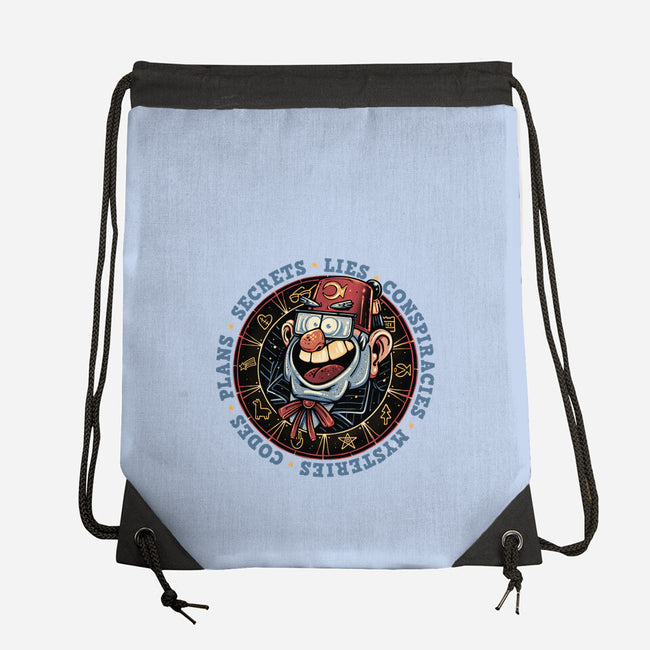 The Fall Of Secrets-None-Drawstring-Bag-glitchygorilla