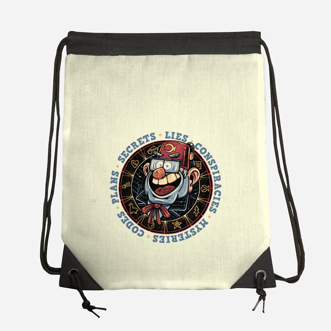 The Fall Of Secrets-None-Drawstring-Bag-glitchygorilla