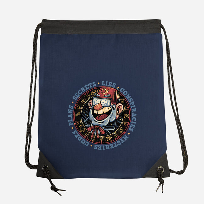 The Fall Of Secrets-None-Drawstring-Bag-glitchygorilla