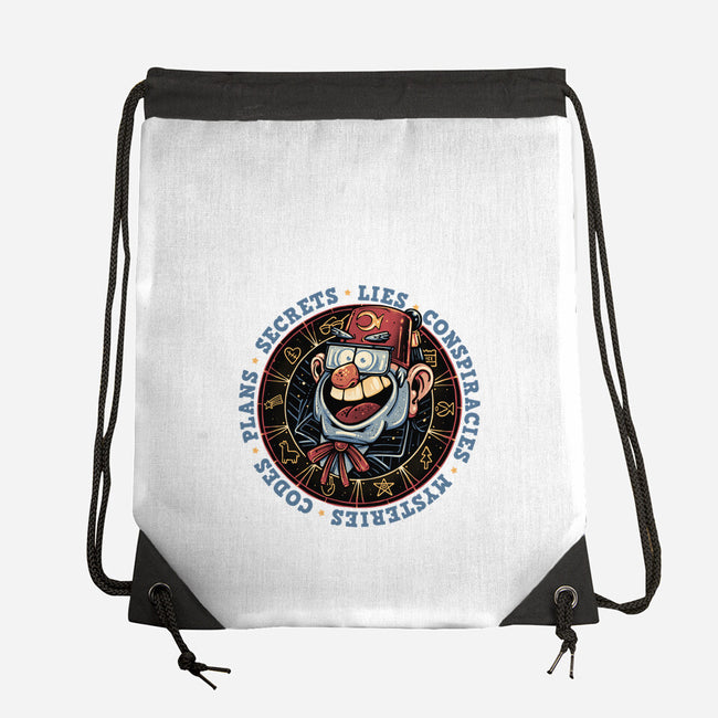The Fall Of Secrets-None-Drawstring-Bag-glitchygorilla