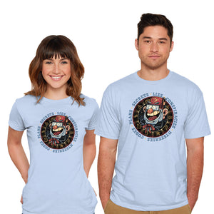 The Fall Of Secrets-Mens-Basic-Tee-glitchygorilla