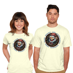 The Fall Of Secrets-Mens-Basic-Tee-glitchygorilla